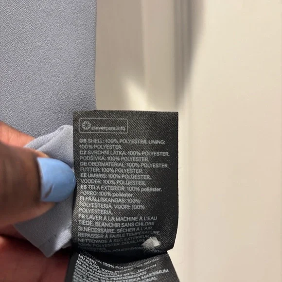 H&M Women's Lavender Gray Pleated Pintuck Blouse Work Office Professional - Picture 5 of 7